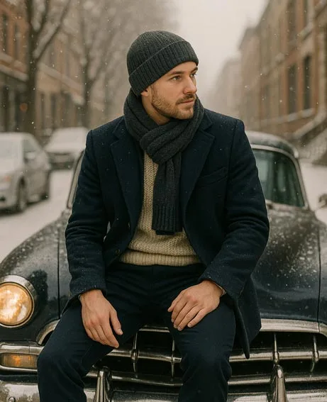 استایل زمستانی مردانه - تیپ مناسب هر فصل